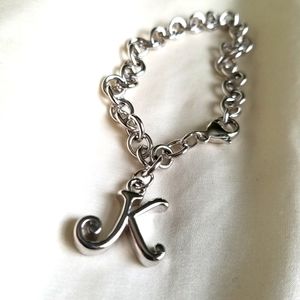 "K" link bracelet